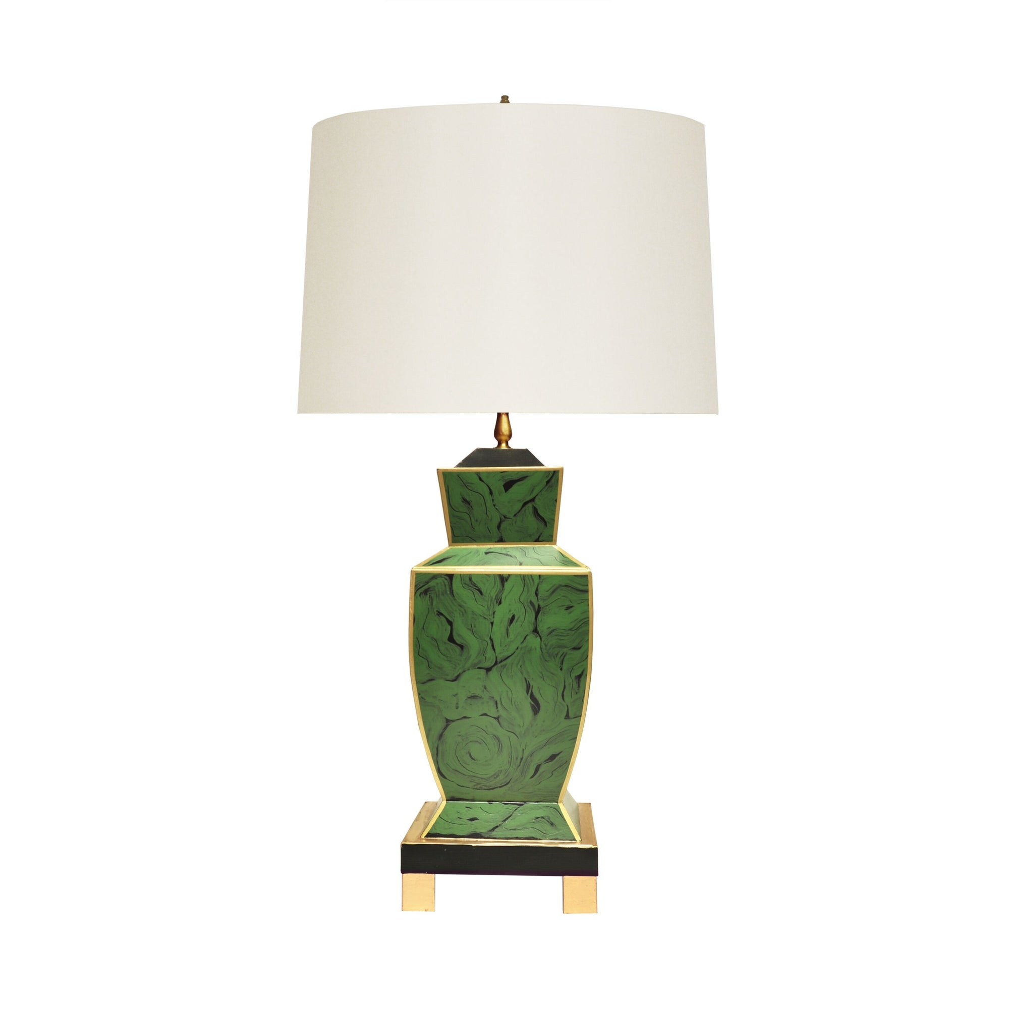 Bianca Malachite Urn Table Lamp by Worlds Away | Fig Linens and Home