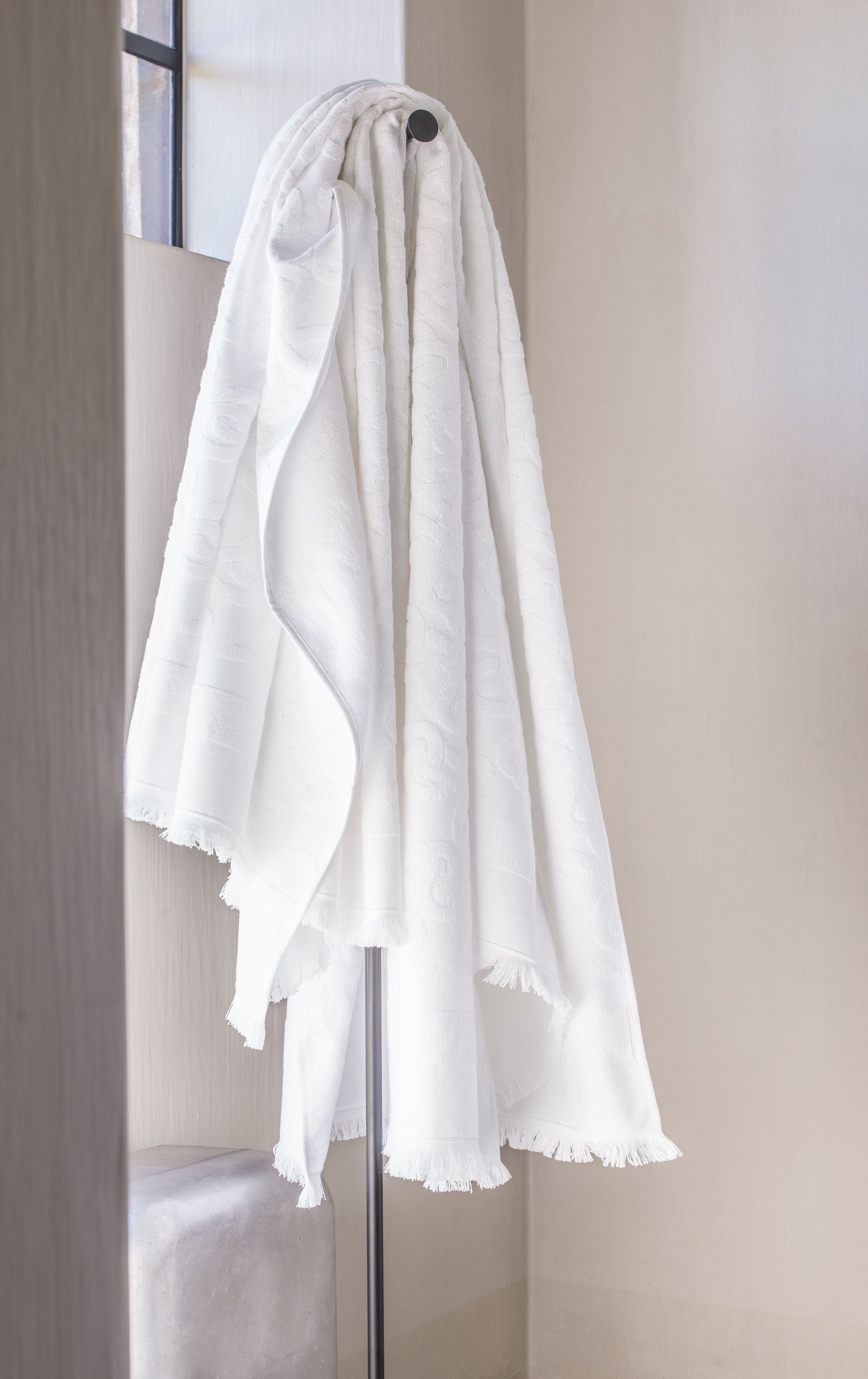 Croisiere White Beach Towel by Alexandre Turpault | Fig Linens