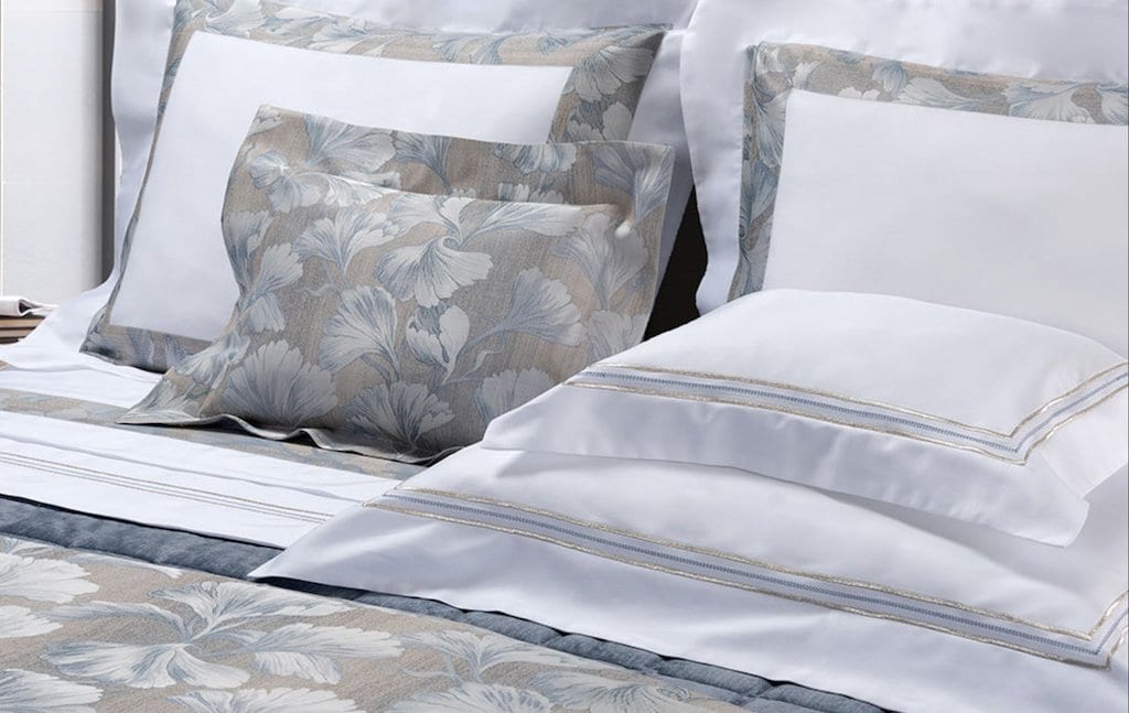 Mark Embroidery Bedding by Dea Linens | Fig Linens and Home