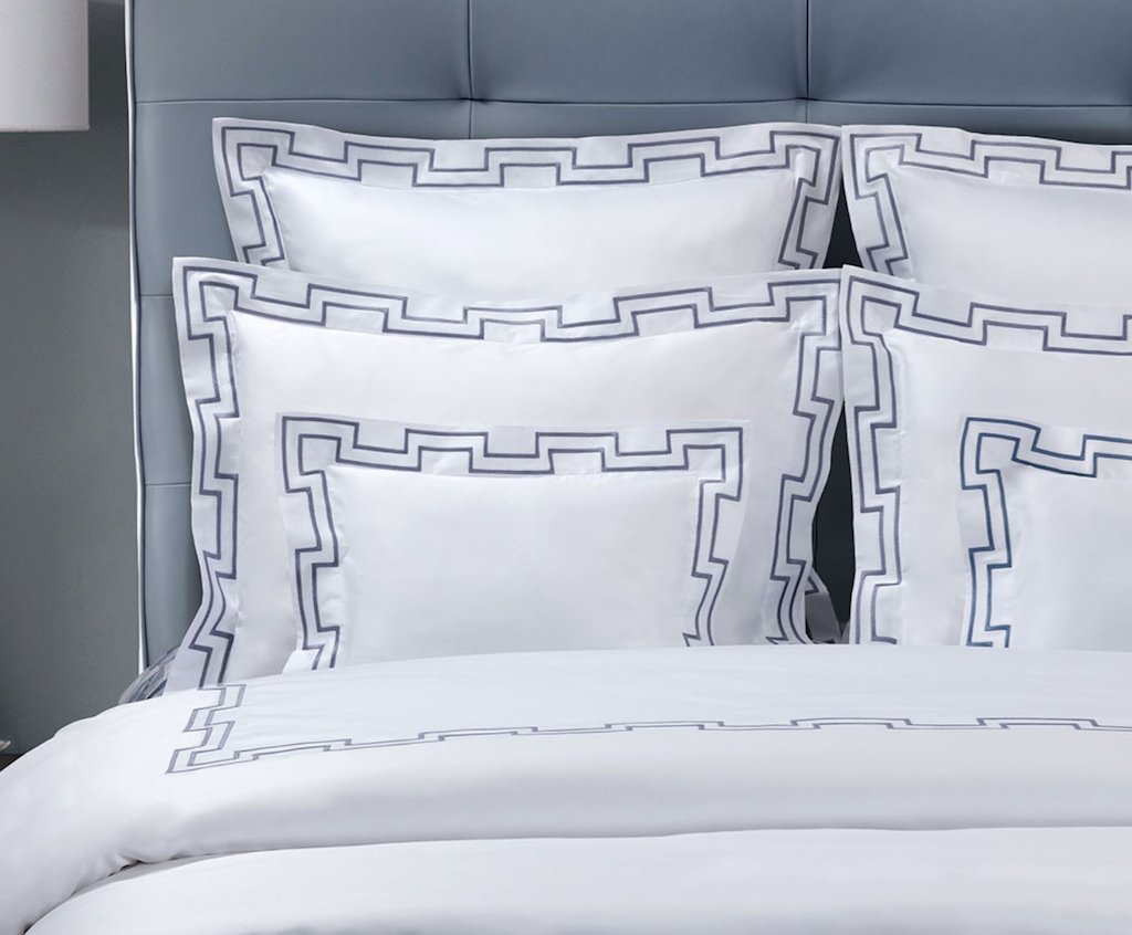 Musica Embroidery Bedding by Dea Linens | Fig Fine Linens and Home