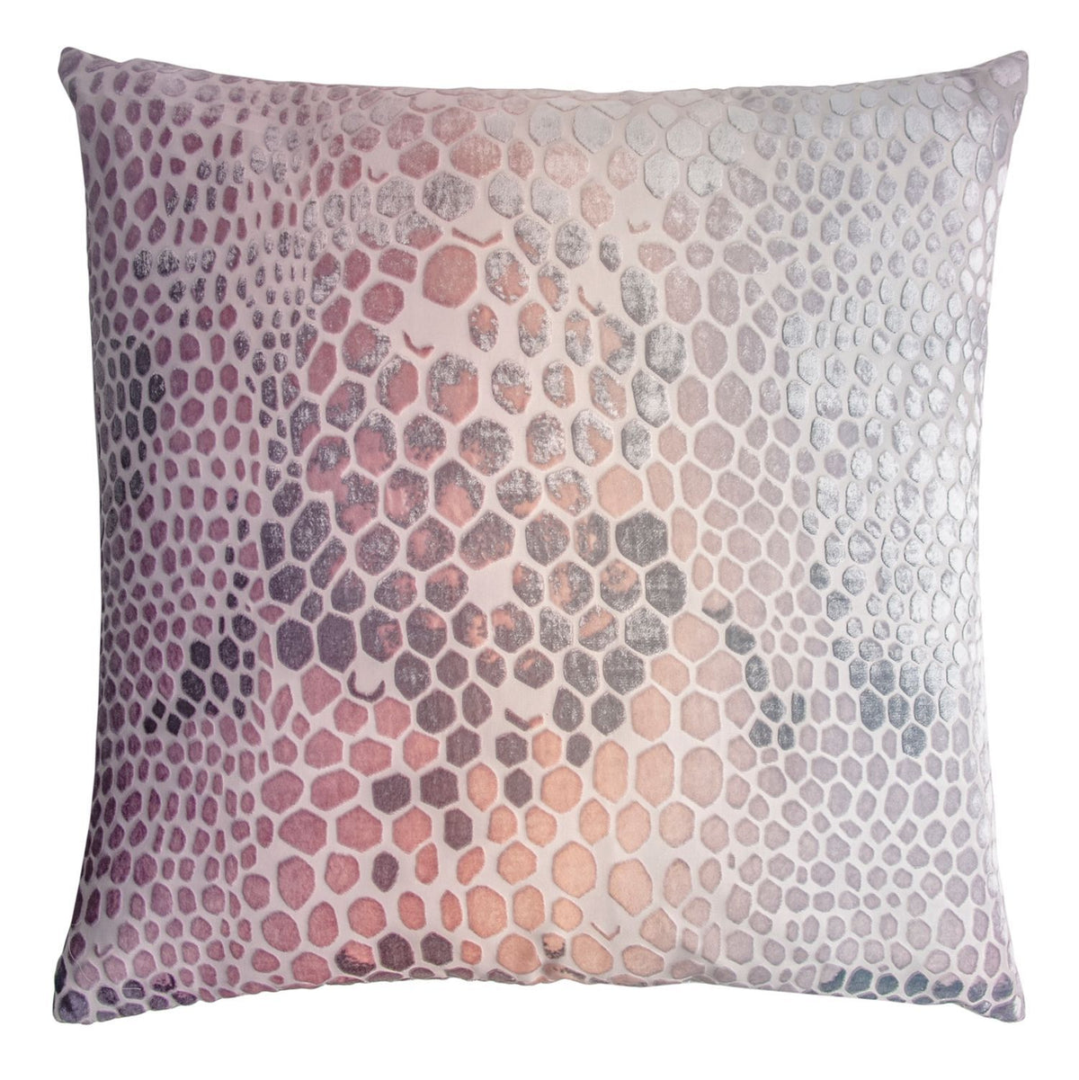 Opal Snakeskin Velvet Pillow by Kevin O&#39;Brien Studio | Fig Linens