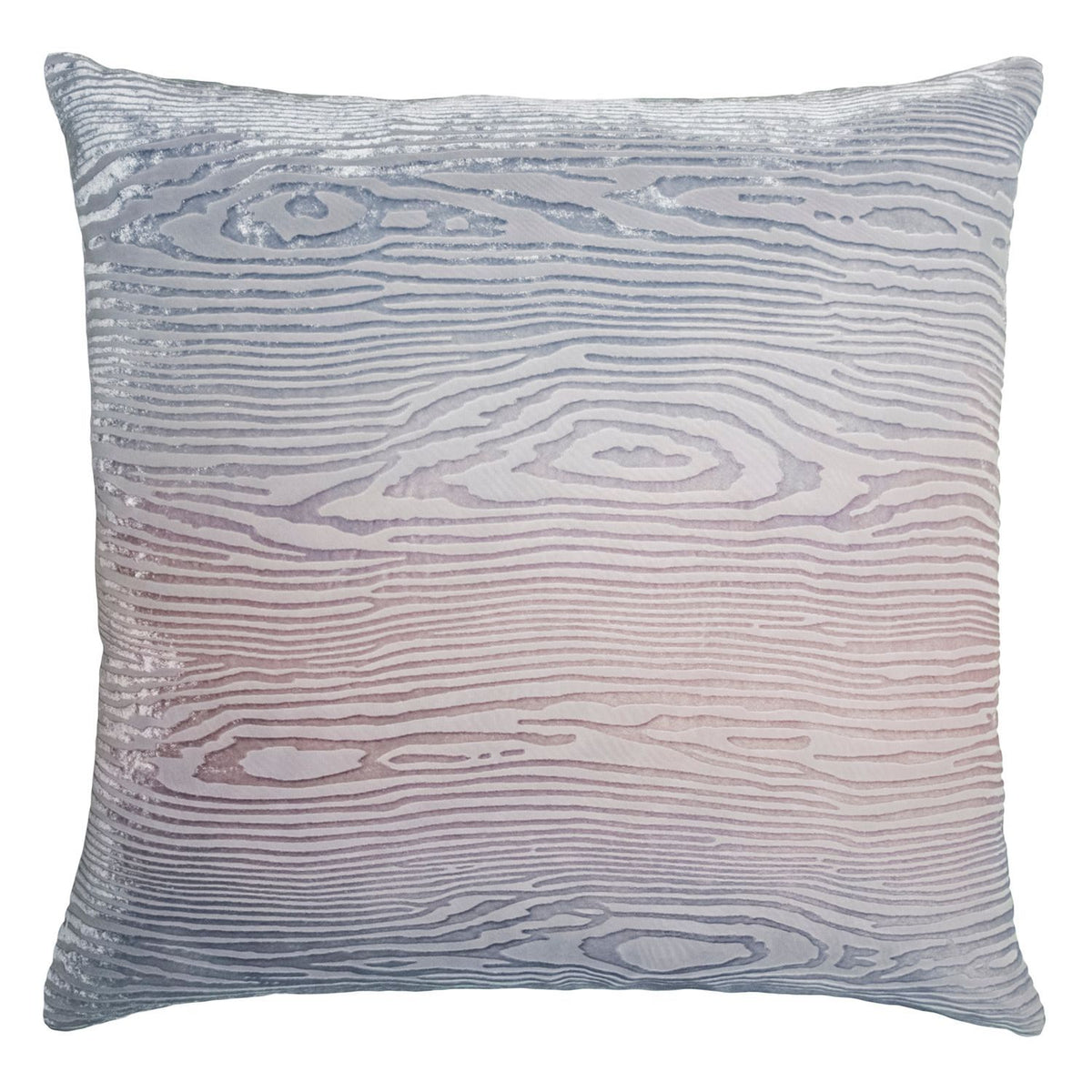 Moonstone Woodgrain Velvet Pillow by Kevin O&#39;Brien Studio | Fig Linens