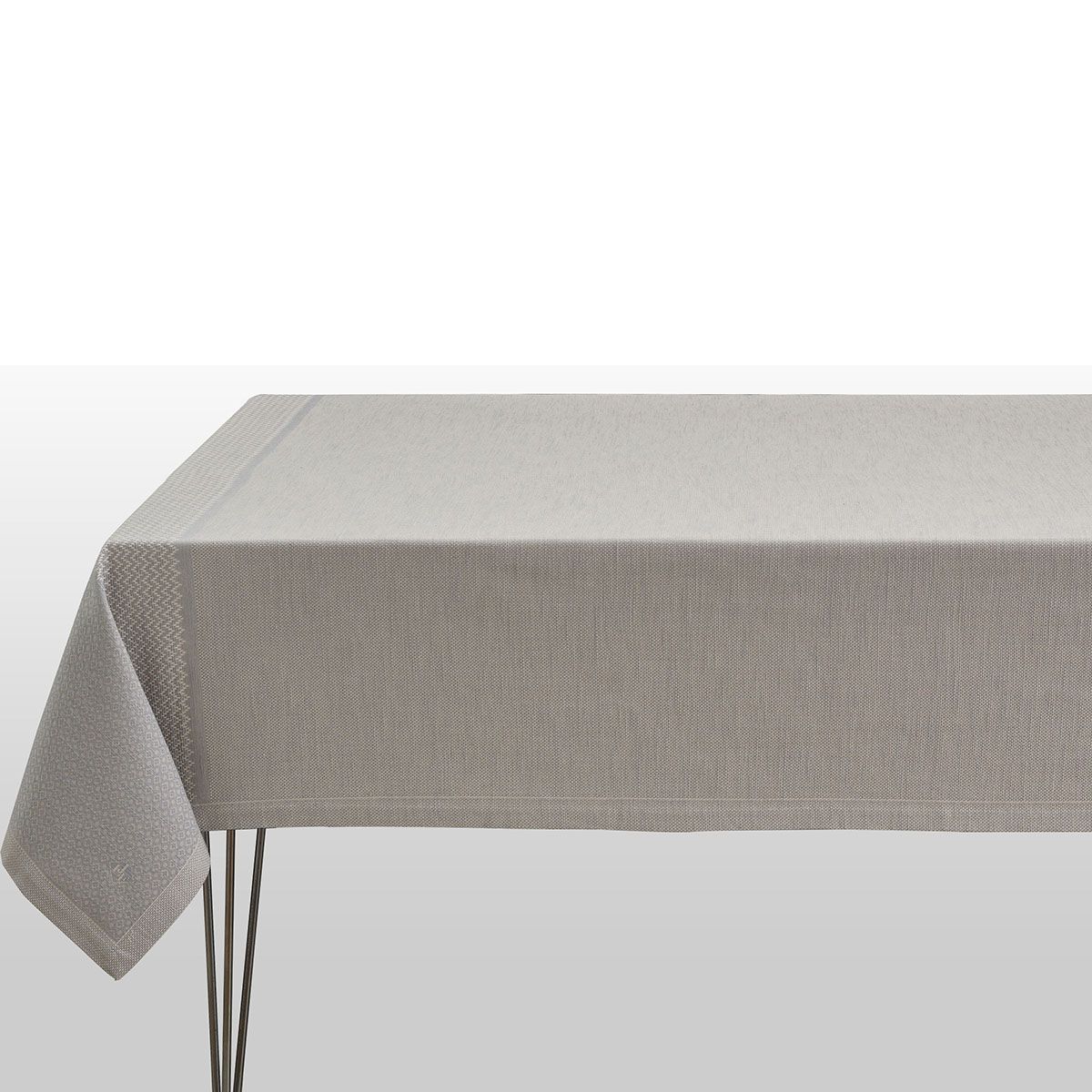 Fig Linens - Le Jacquard Francais Slow Life Metal - Tablecloth