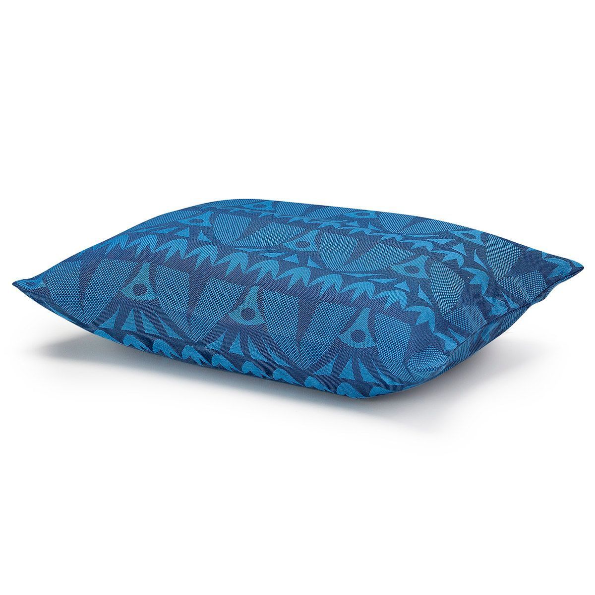 Holi Sapphire Outdoor Pillow by Le Jacquard Français | Fig Linens