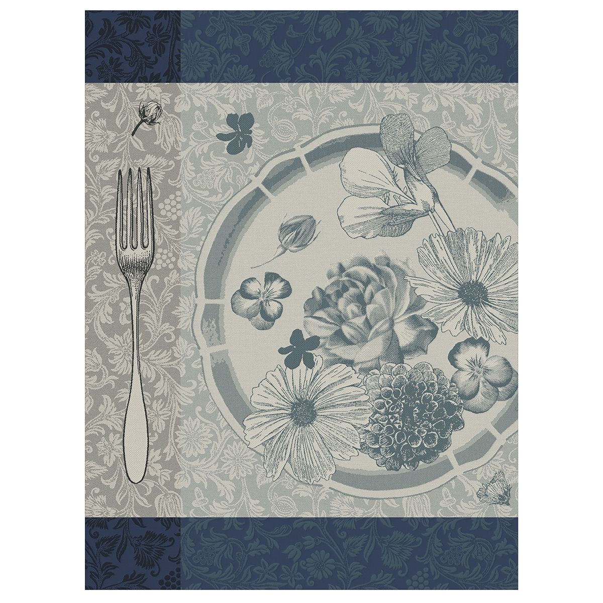 Fig Linens - Fleurs A Croquer Stamen Tea Towels by Le Jacquard Français
