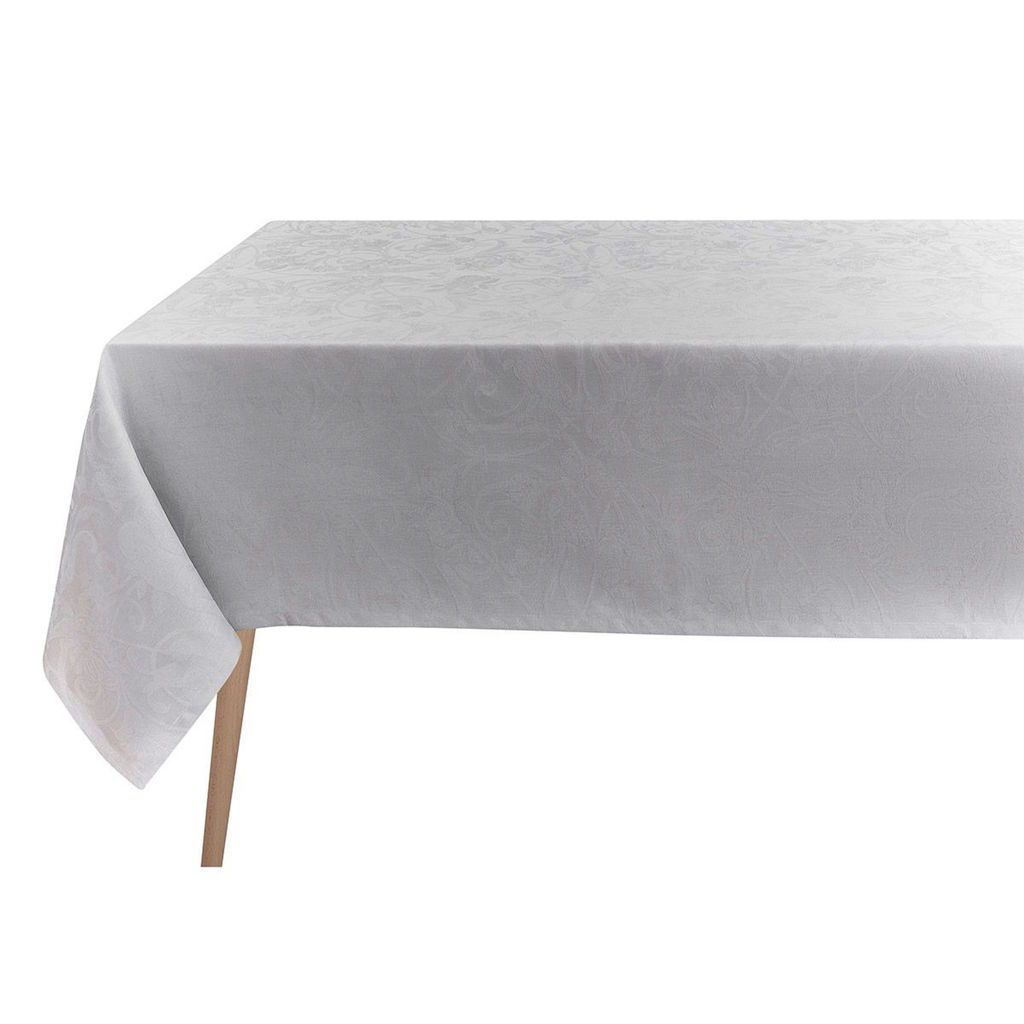 Fig Linens - Le Jacquard Francais Table Linens - Tivoli Pearl Tablecloth