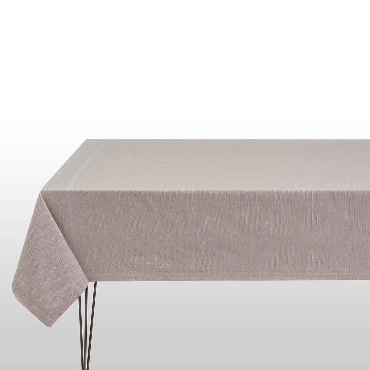 Fig Linens - Le Jacquard Francais Slow Life Sand Tablecloth