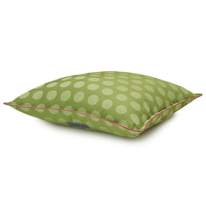 Fig Linens - Le Jacquard Francais Nature Urbaine Green Outdoor Pillow