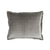 Fig Linens - Lili Alessandra Bedding - Aria Light Grey Velvet Standard Pillow