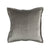 Fig Linens - Lili Alessandra Bedding - Aria Light Grey Velvet Euro pillow