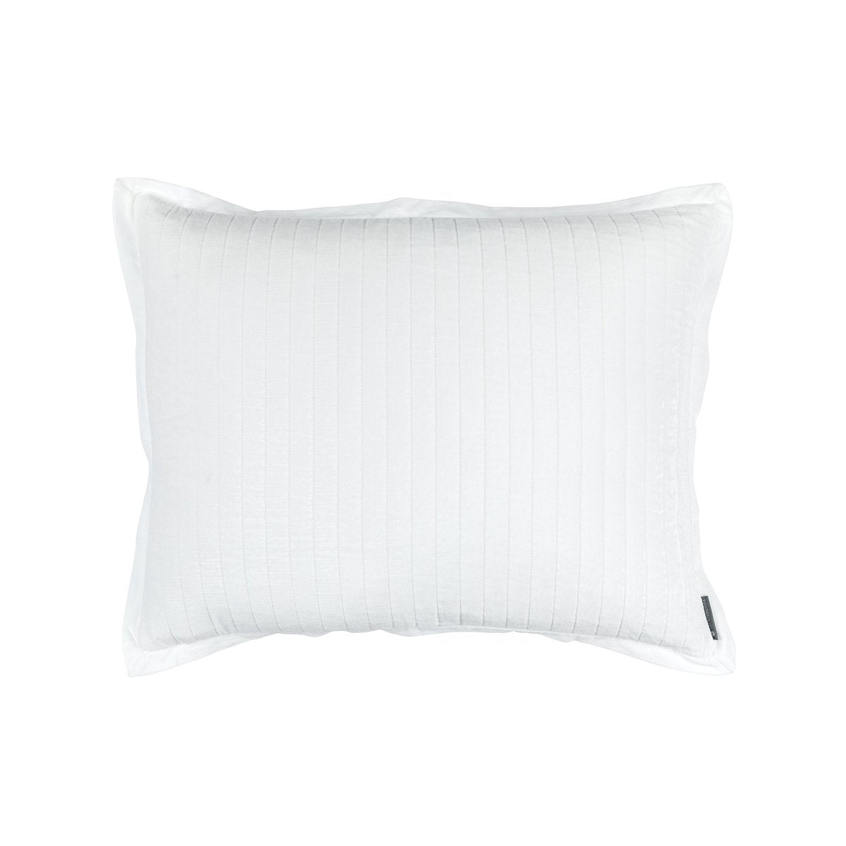 Fig Linens - Lili Alessandra Bedding - Aria White standard pillow