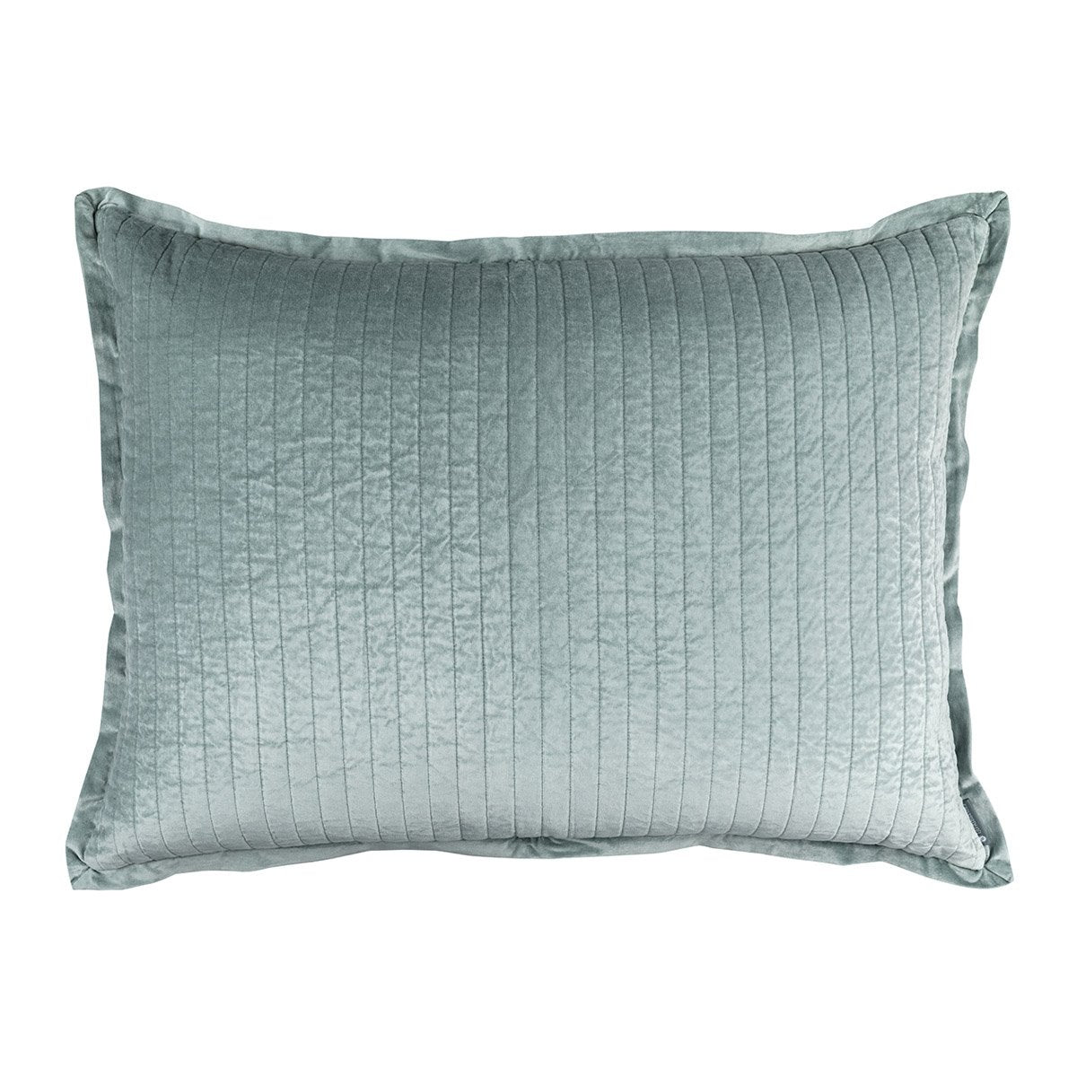 Fig Linens - Lili Alessandra Bedding - Aria Sky Luxe Euro Pillow