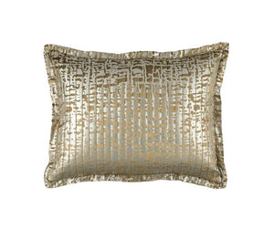 Fig Linens - Lili Alessandra Bedding - Jolie Straw Quilted Standard Pillow