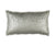 Fig Linens - Lili Alessandra Jolie Silver Quilted King Pillow