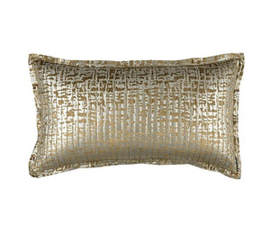 Fig Linens - Lili Alessandra Bedding - Jolie Straw Quilted King Pillow