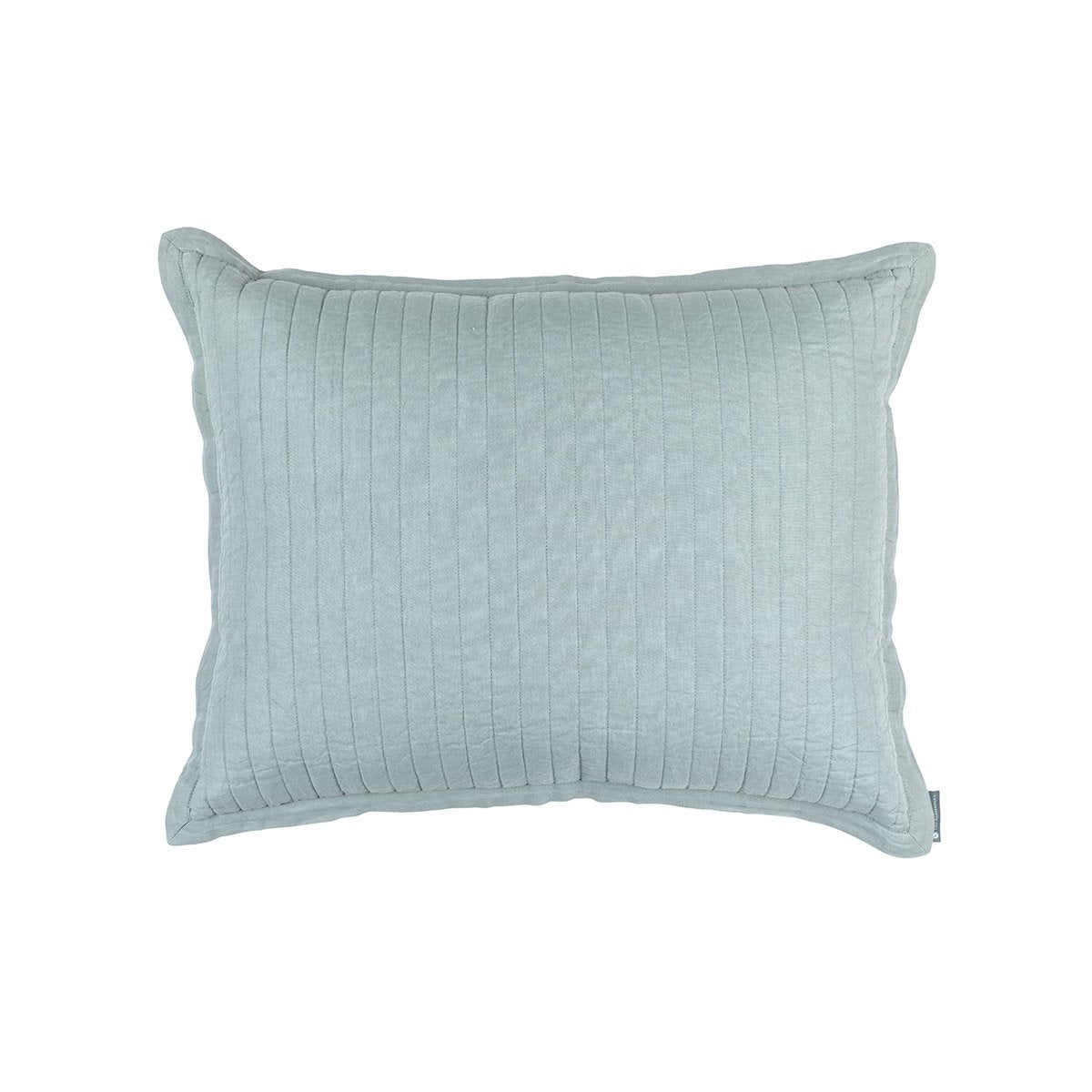 Fig Linens - Lili Alessandra Bedding - Tessa Sky Quilted Standard Pillow