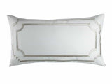 Fig Linens - Lili Alessandra Bedding - Soho Ice Silver King Pillow