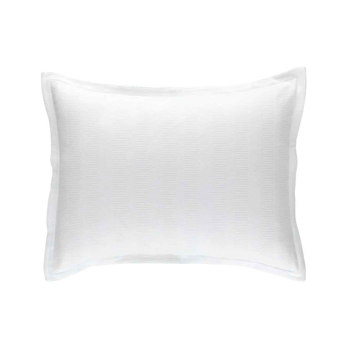 Fig Linens - Lili Alessandra Stela White Matelasse Standard Pillow