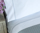 Bella White with Spa Sheet Set by Lili Alessandra | Fig Linens