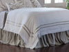 Fig Linens - Lili Alessandra Bedding - Soho Ice Silver Duvet Cover