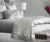 Jolie Silver Quilted Throw & Pillows by Lili Alessandra | Fig Linens 