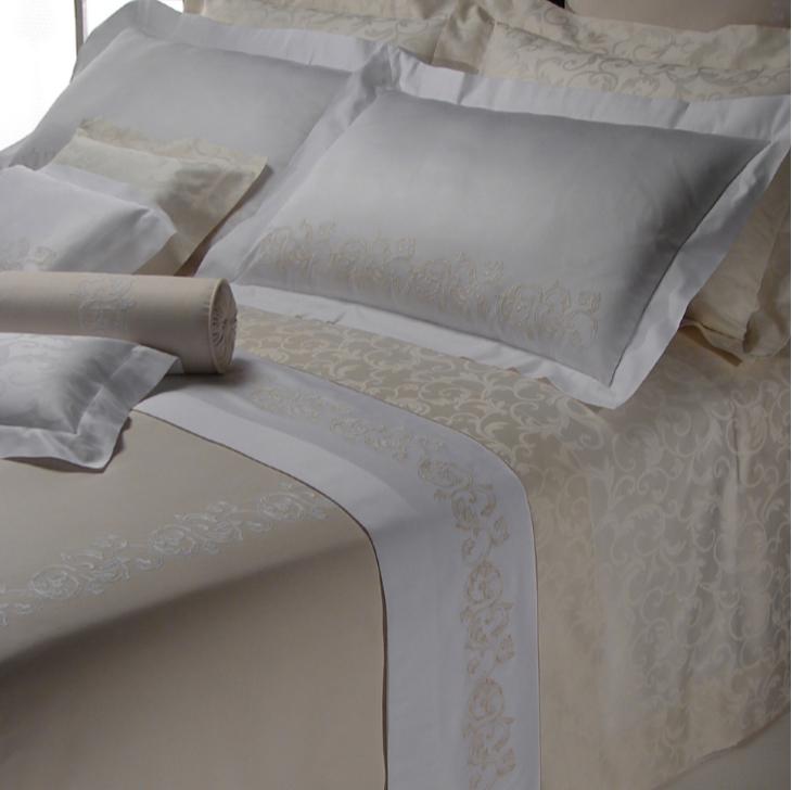 Marmaris Embroidery Bedding by Dea Fine Linens | Fig Linens