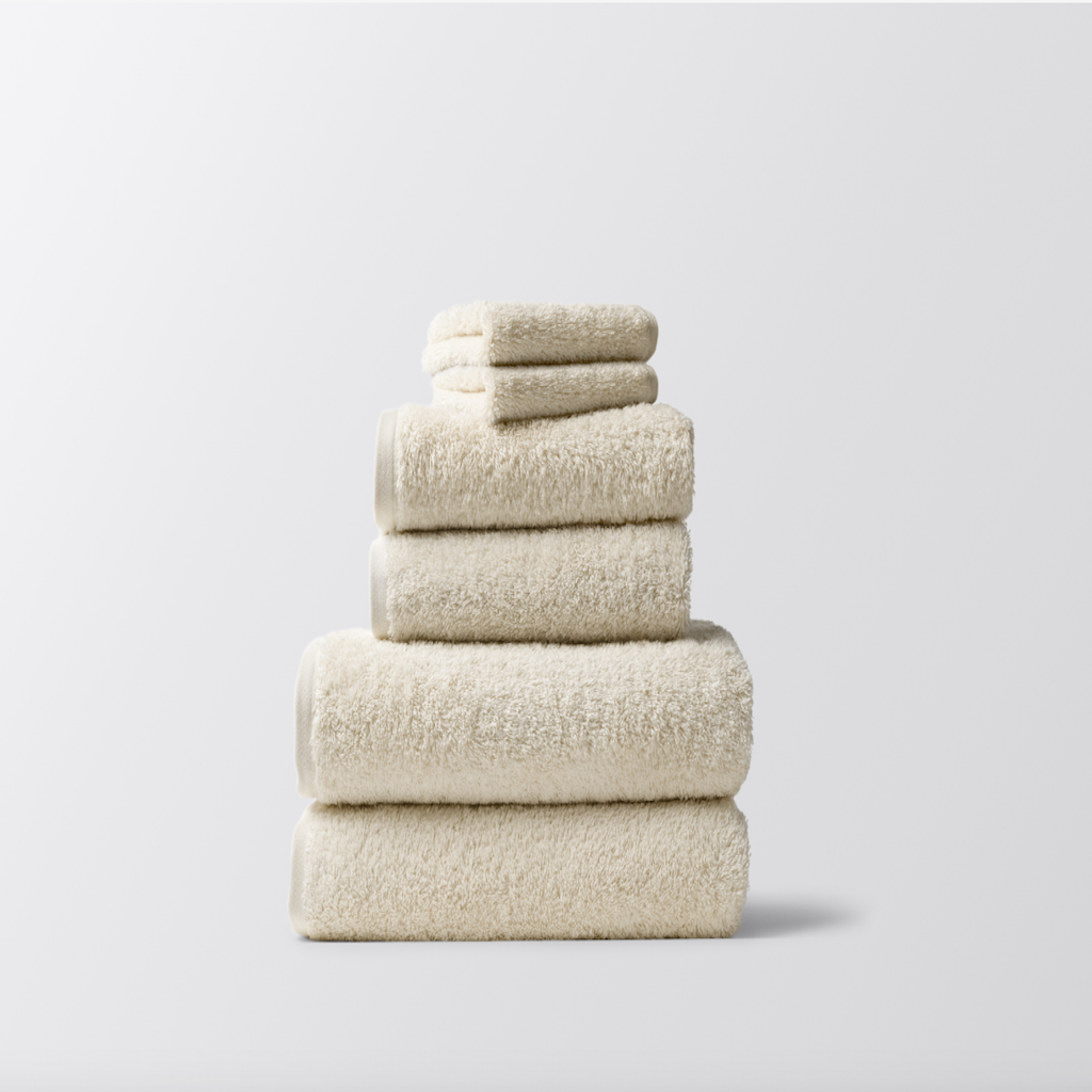 Cloud Loom Undyed Organic Bath Towels by Coyuchi | Fig Linens