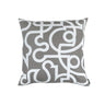 Geo Light Grey Euro Pillow by Lili Alessandra | Fig Linens and Home