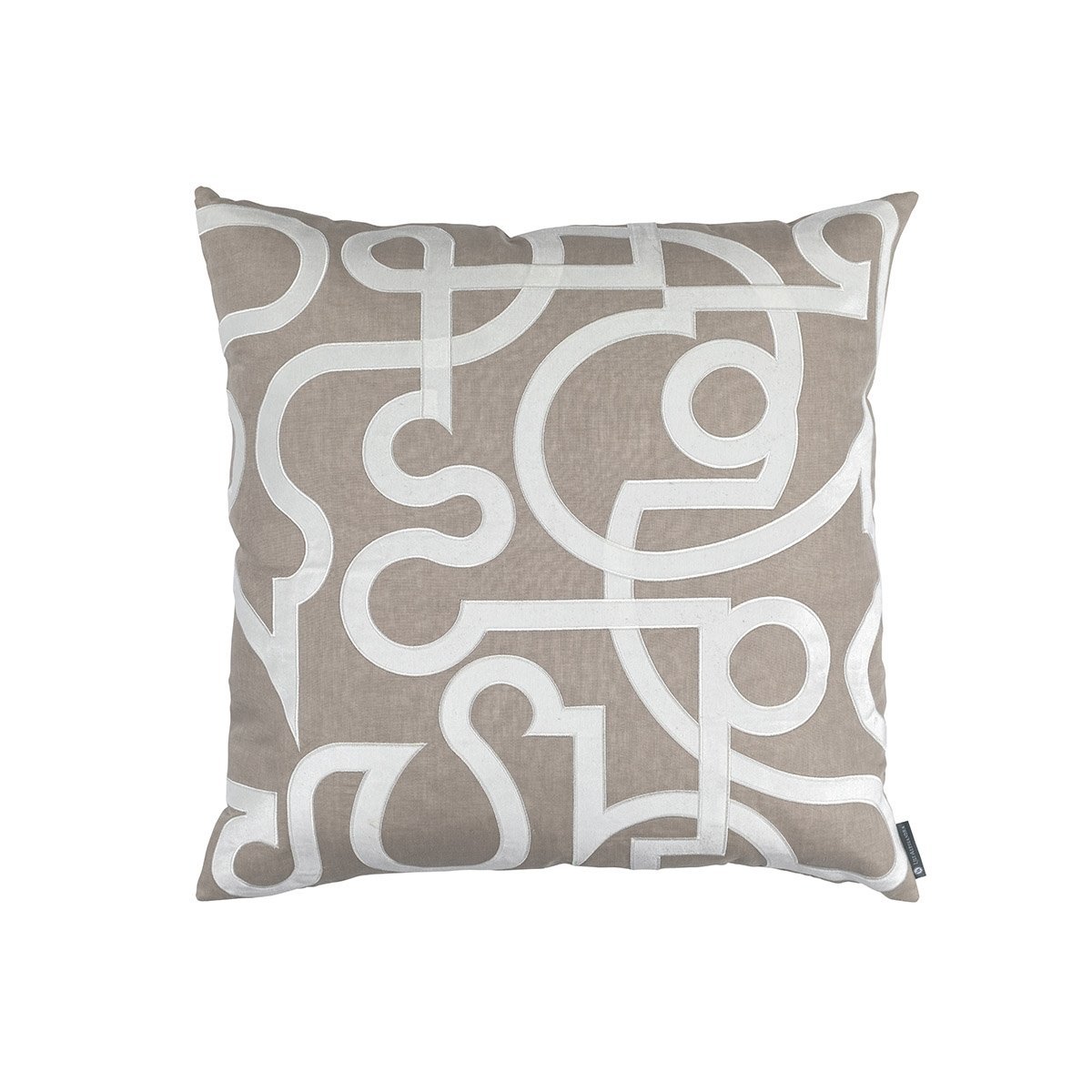 Geo Raffia Euro Pillow by Lili Alessandra | Fig Linens and Home