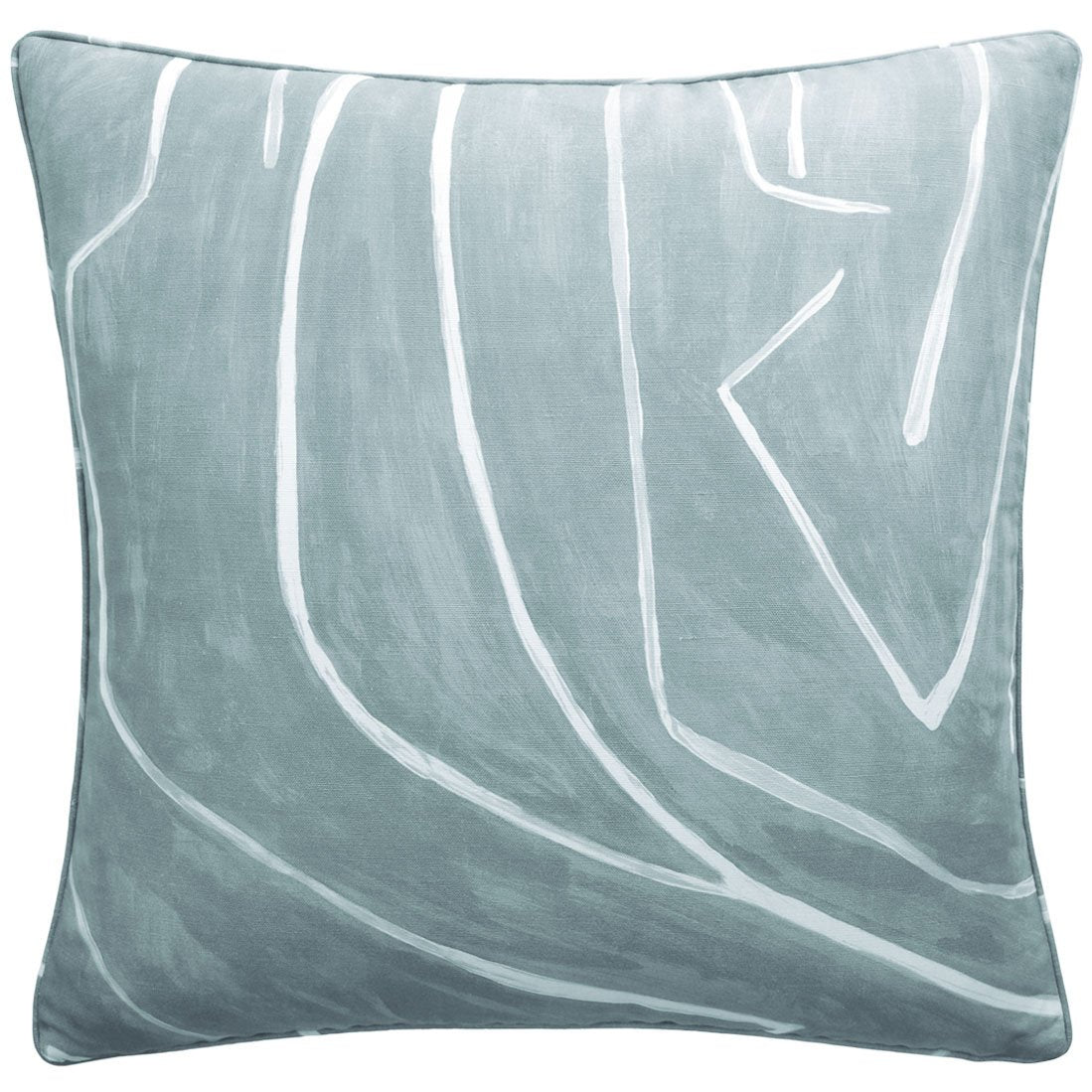 Graffito Deep Sky Blue Throw Pillow | Ryan Studio at Fig Linens