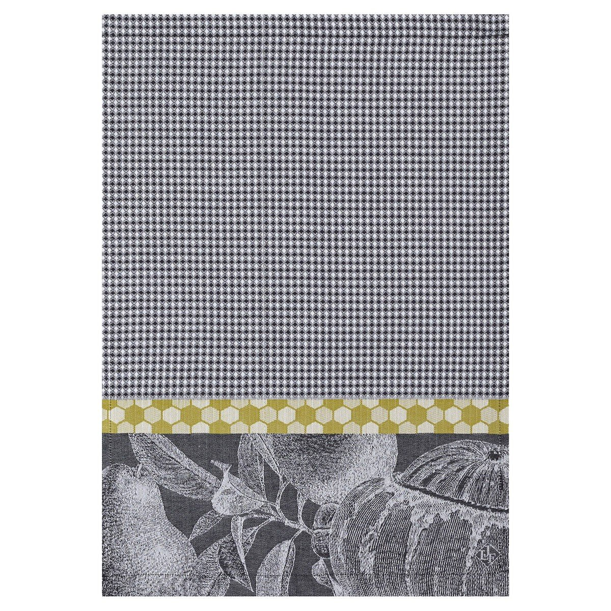 Fig Linens - De Saison Black Radish Hand Towels by Le Jacquard Français