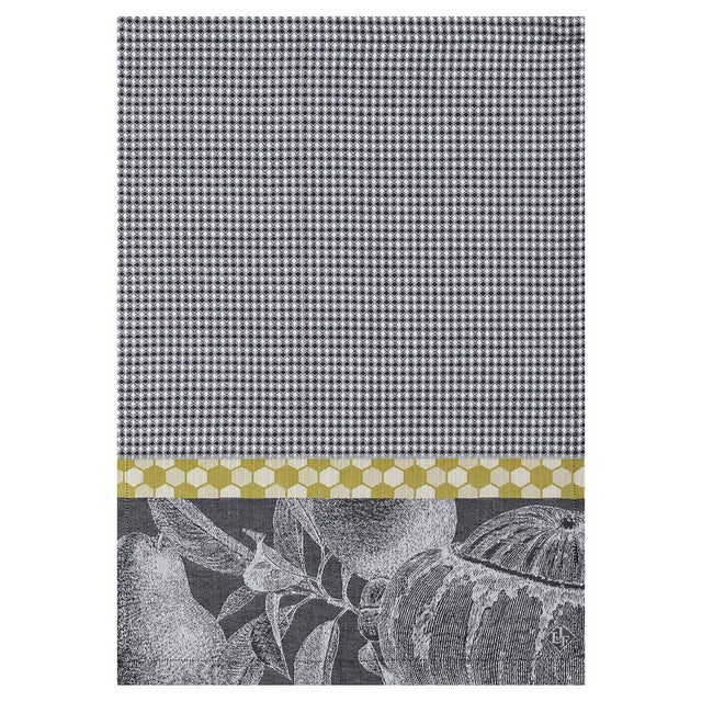 Fig Linens - De Saison Black Radish Hand Towels by Le Jacquard Français