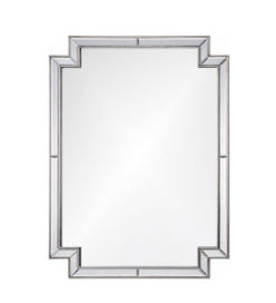 Mirror Image Home - Distressed Silver Leaf Mirror Framed Mirror | Fig Linens
