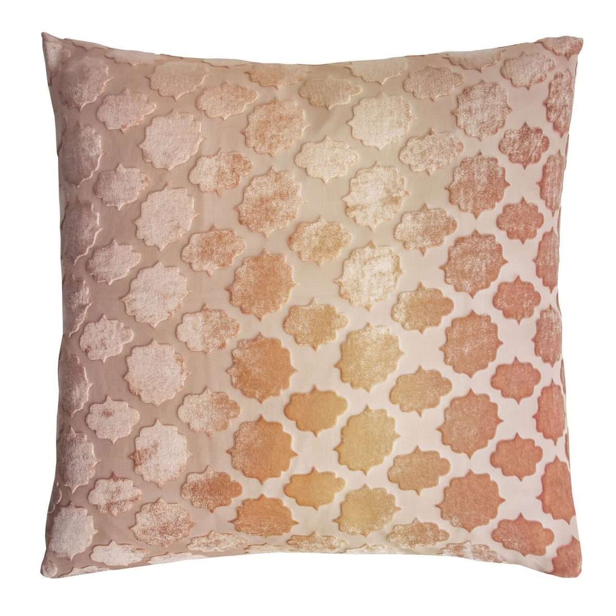 Fig Linens - Sunstone Mod Fretwork Decorative Pillow by Kevin O&#39;Brien Studio