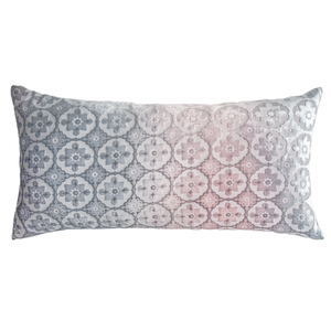 Small Moroccan Moonstone Burnout  Velvet Pillow by Kevin O'Brien Studio - Fig Linens 
