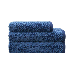K Stamp Agate Bath Towel and Bath Sheet by Kenzo | Fig Linens and Home