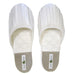 Kumi Kookoon French Pleat Silk Slippers | Fig Linens white