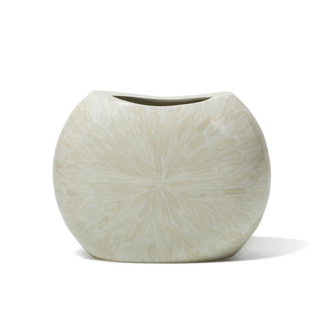 Light Almendro Symmetry Vase 10.4" x 2.4" x 7.9" Light Almendro Symmetry at FIG LINENS AND HOME 1