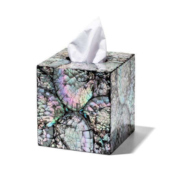 Mother of Pearl Tissue Box