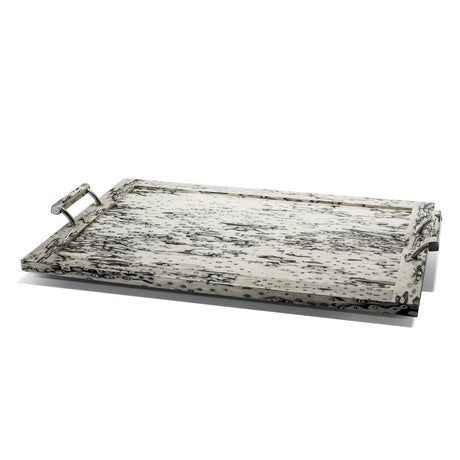 Ojo de Pajaro Serving Tray 23.6" x 15.7" x 3.5" Ojo de Pajaro at FIG LINENS AND HOME 2