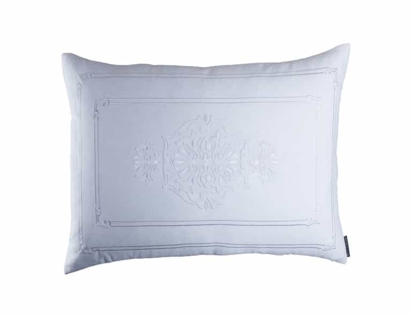 Lili Alessandra Casablanca White Linen Standard Pillow