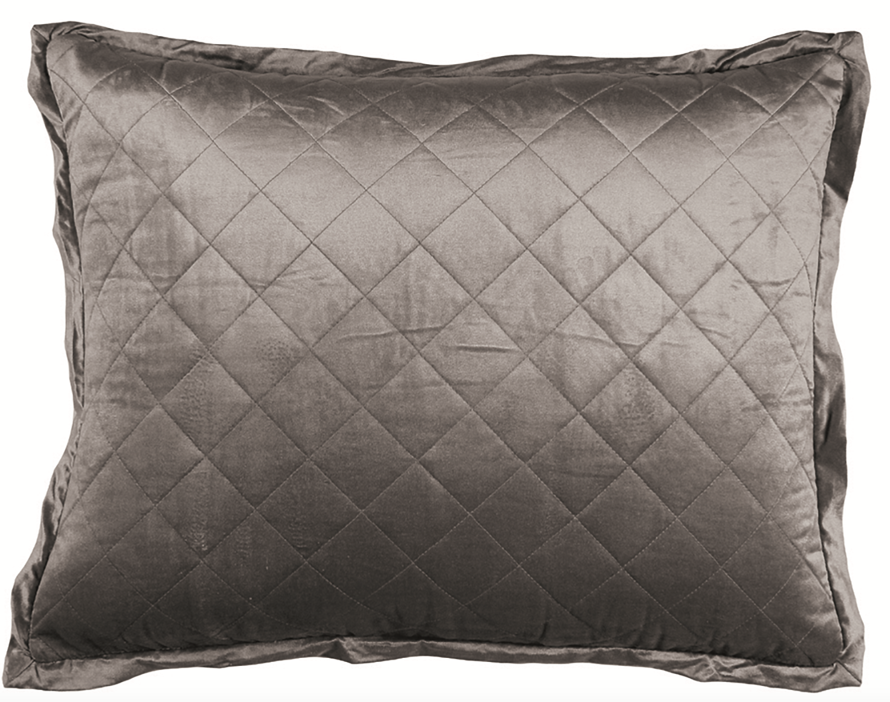 Lili Alessandra Chloe Silver Standard Pillow - Fig LInens