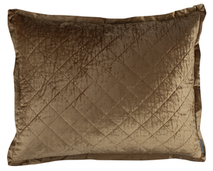 Lili Alessandra Chloe Straw Standard Pillow - Fig Linens