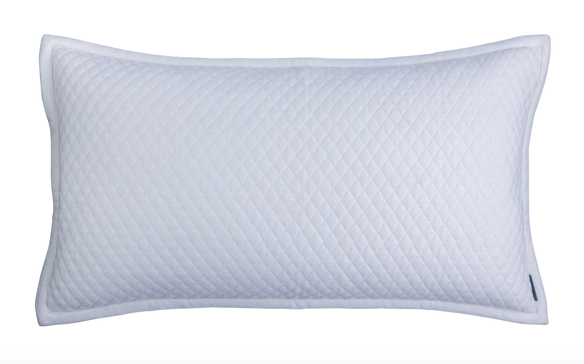 Laurie Diamond Quilted King Pillow by Lili Alessandra