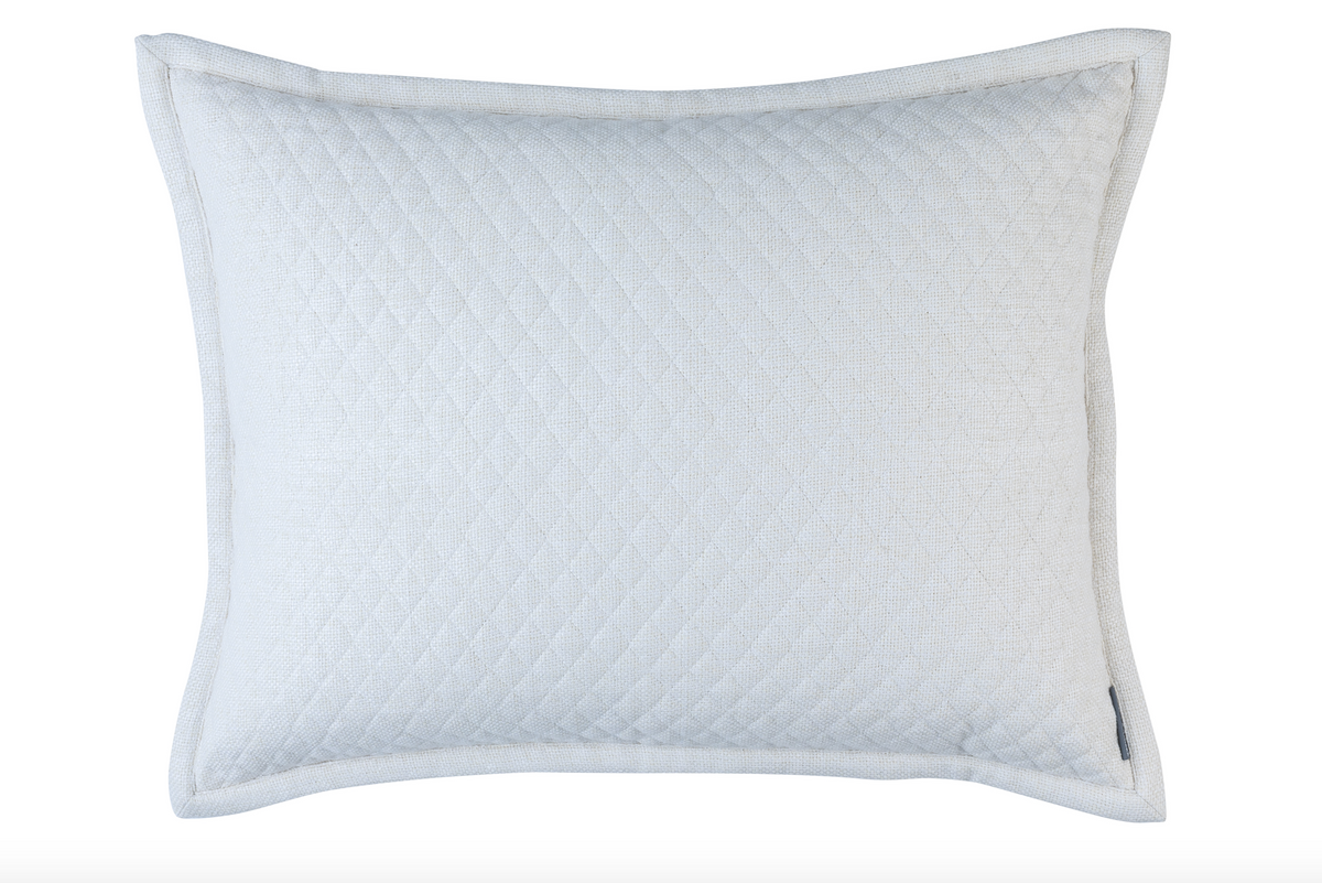 Laurie Diamond Quilted Standard Pillow by Lili Alessandra