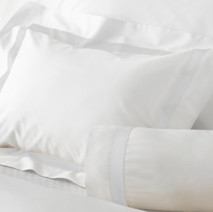 Lowell White Bedding by Matouk | Fig Linens and Home