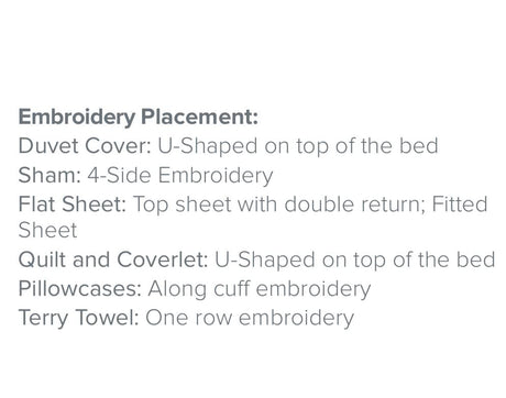 Fig Linens - Marmaris Embroidery Bedding by Dea