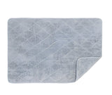 Cairo Towels in Pool with Pool by Matouk Quilted Tub Mat 24" x 36" Pool with Pool at FIG LINENS AND HOME 2