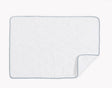 Cairo Towels in White with Pool by Matouk Quilted Tub Mat 24" x 36" White with Pool at FIG LINENS AND HOME 2