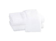 Matouk Cairo Towels in White with White | Fig Linens and Home - View of Stack of Towels